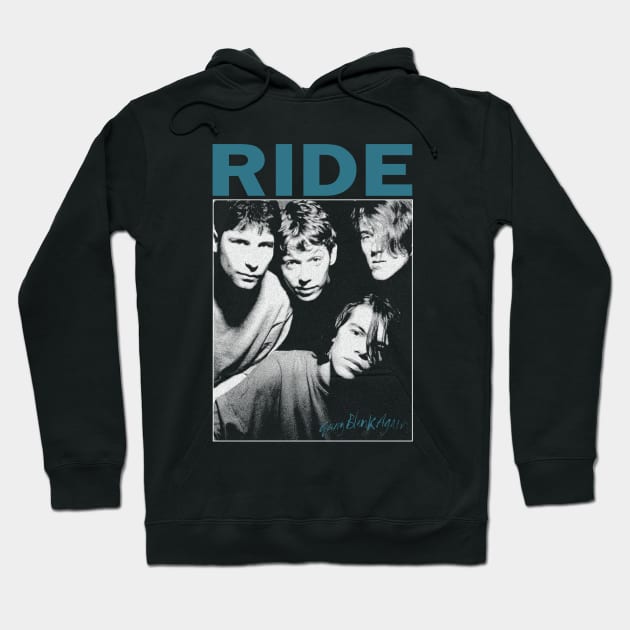 Shoegaze Band Britpop Ride Hoodie by Moderate Rock